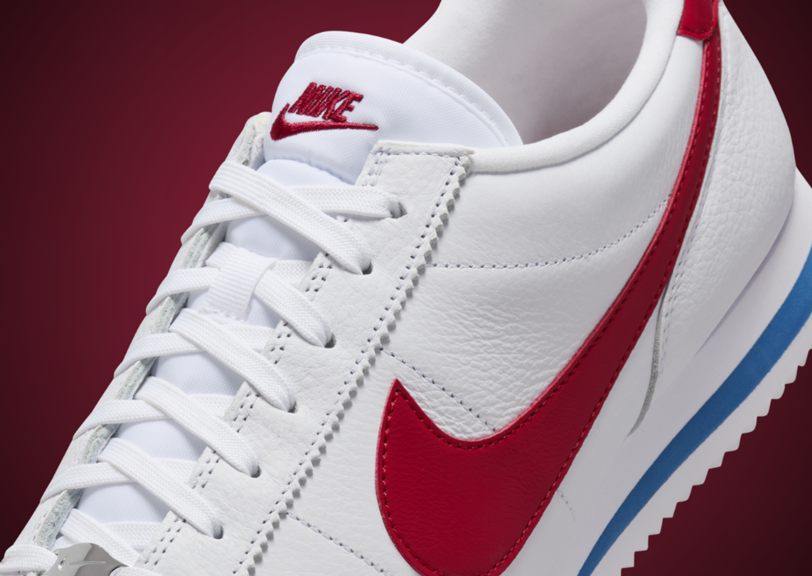 Nike Cortez Forrest Gump Midfoot Detail