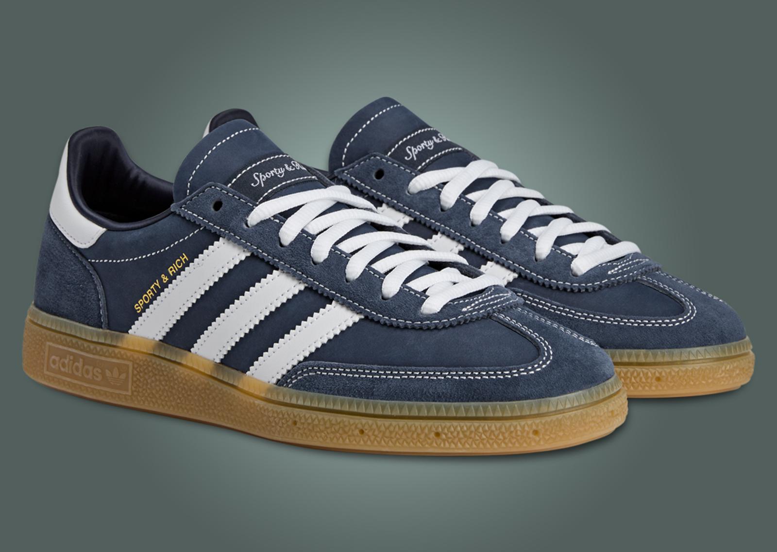 Sporty & Rich x adidas Handball Spezial Night Indigo Angle