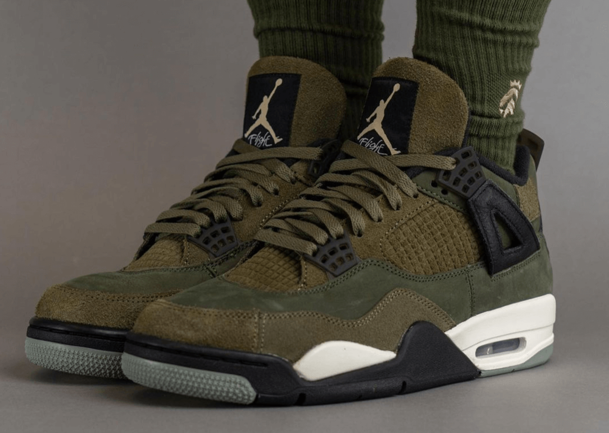 The Air Jordan 4 Craft Olive Releases Sooner Than Expected!