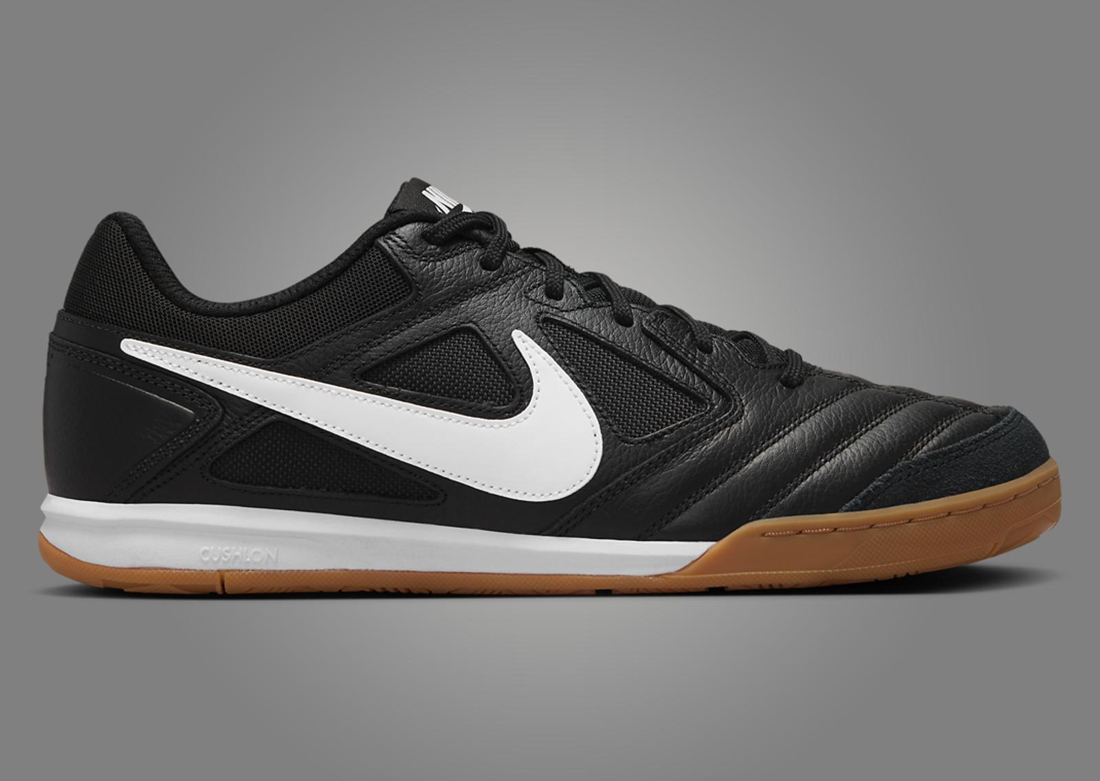 Nike Gato Black White Gum Lateral