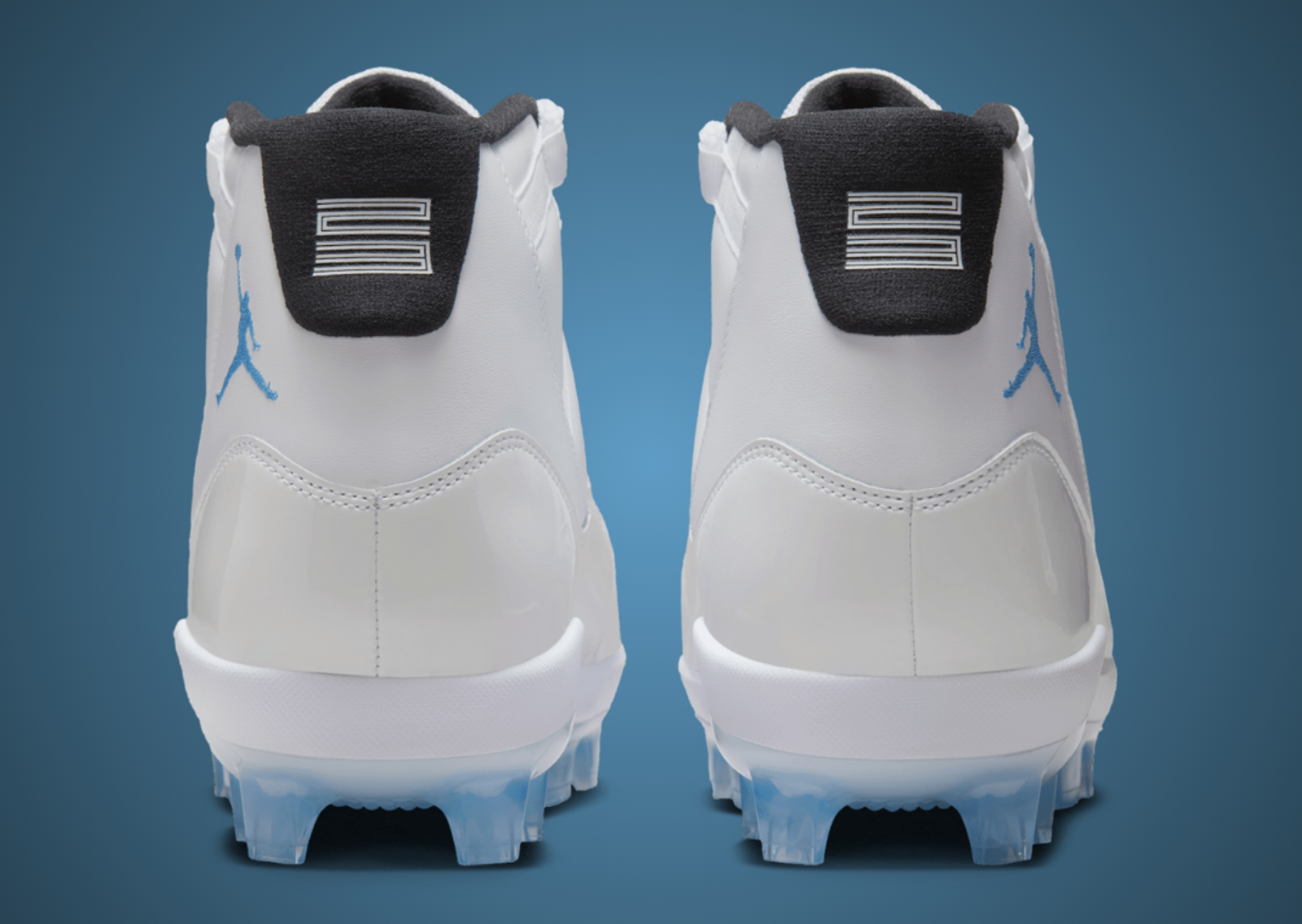 Air Jordan 11 Mid MCS Cleat Legend Blue Heel