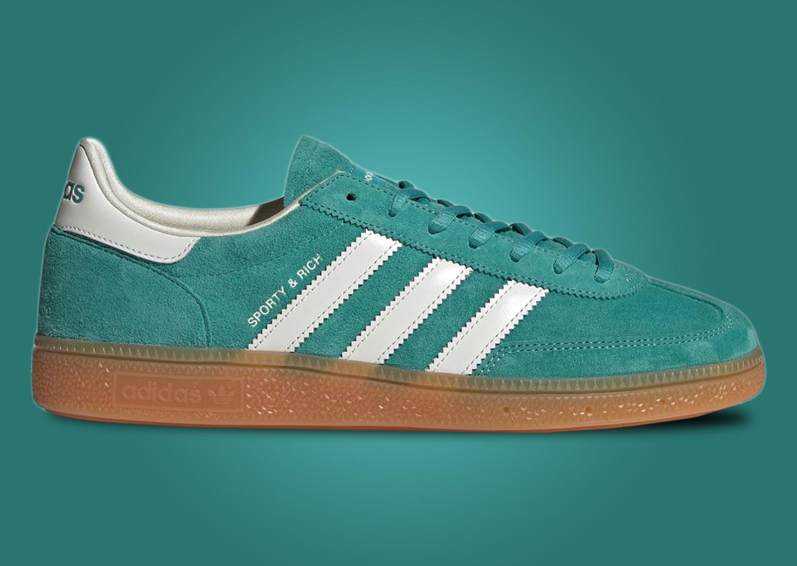 Sporty & Rich x adidas Handball Spezial Green Lateral