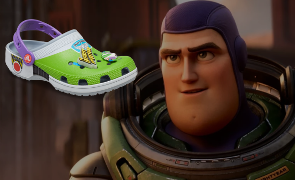 The Toy Story x Crocs Classic Clog Buzz Lightyear Releases February 2024