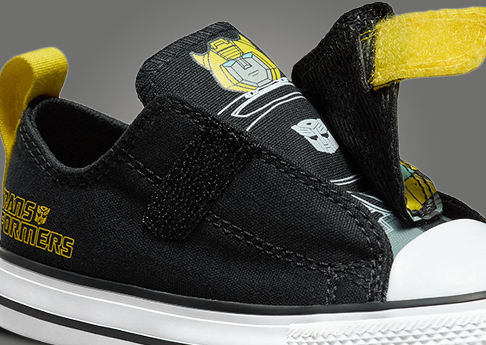 Transformers x Converse Chuck Taylor All-Star EasyOn Ox Bumblebee (TD) Detail