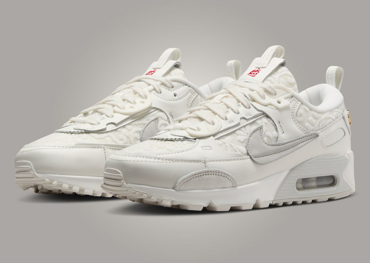 Nike air max white with flowers Clearance