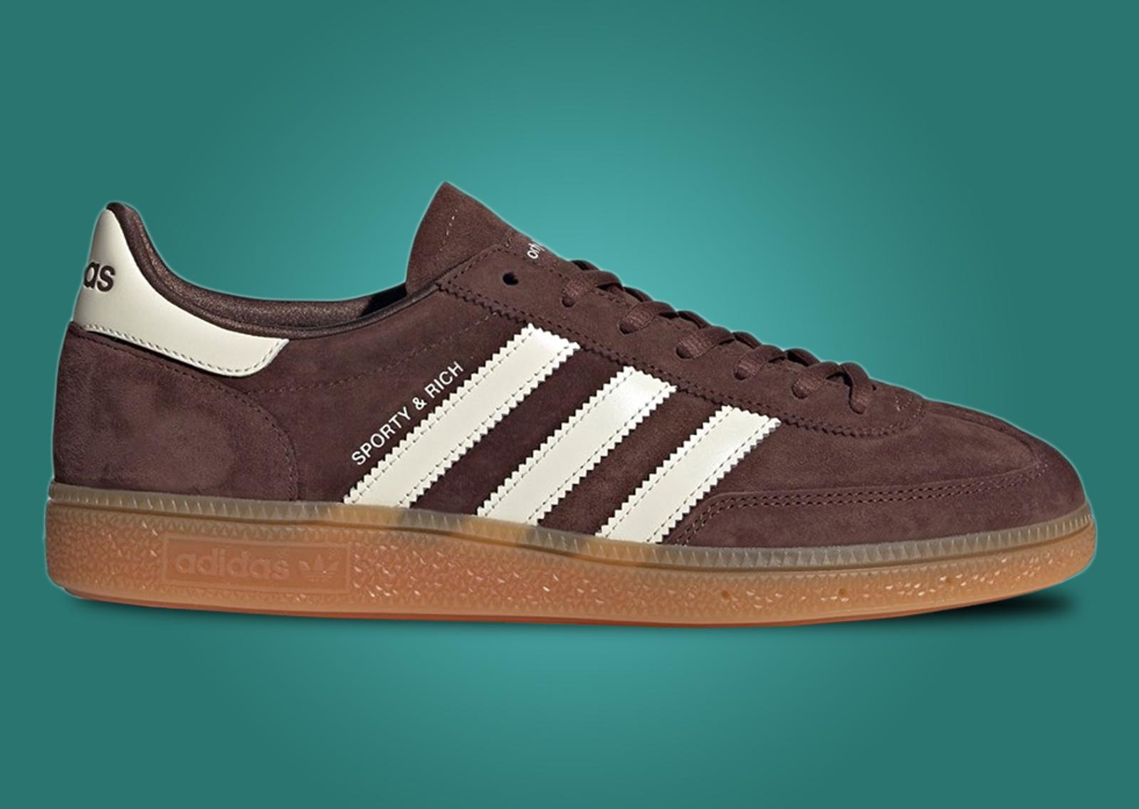 Sporty & Rich x adidas Handball Spezial Brown Lateral