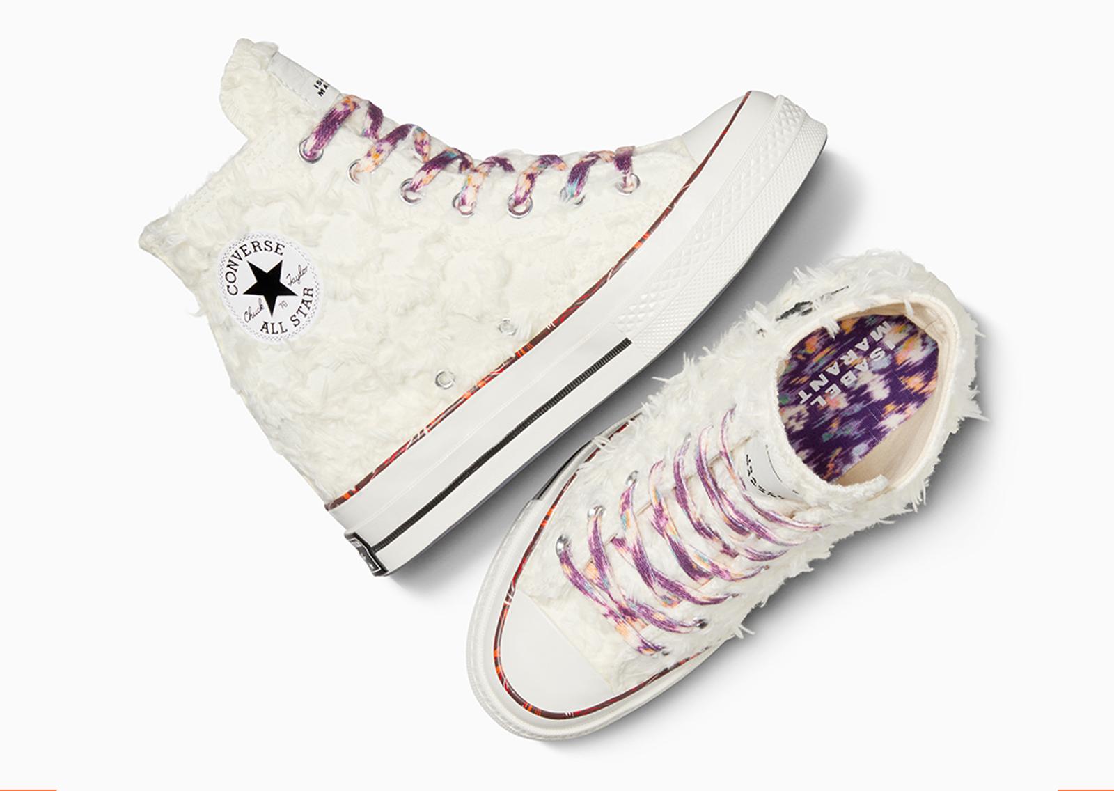 Isabel Marant x Converse Chuck 70 Internal Wedge Vanilla White Lateral and Top