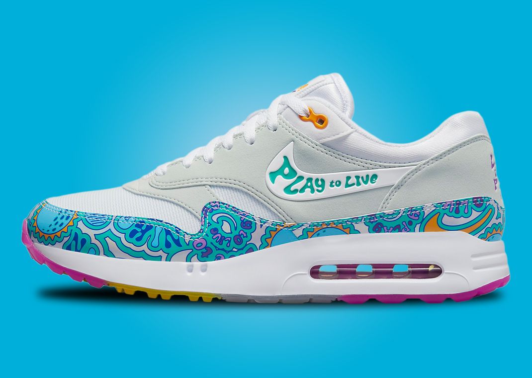 Playful Graphics Adorn The Nike Air Max 1 '86 OG Golf Play To Live