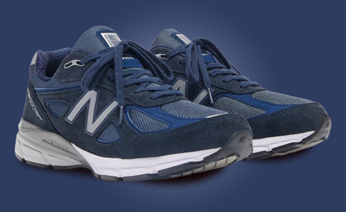 The New Balance 990v4 Made in USA Goes Timeless in Navy