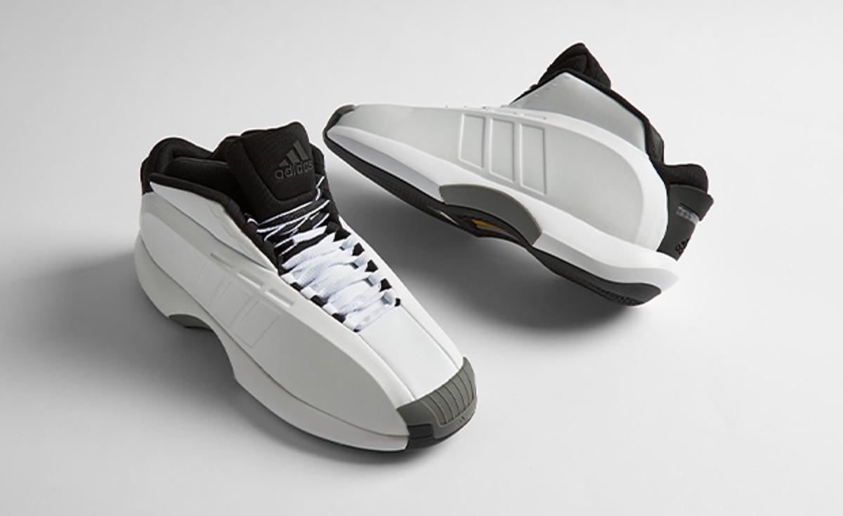 This adidas Crazy 1 Comes In A Clean White Black Makeup
