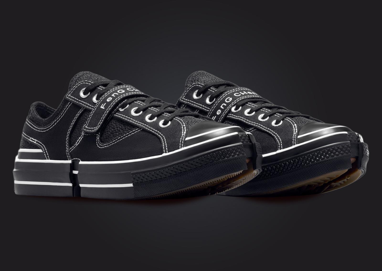 Feng Chen Wang x Converse Chuck 70 Ox 2-in-1 Black Angle