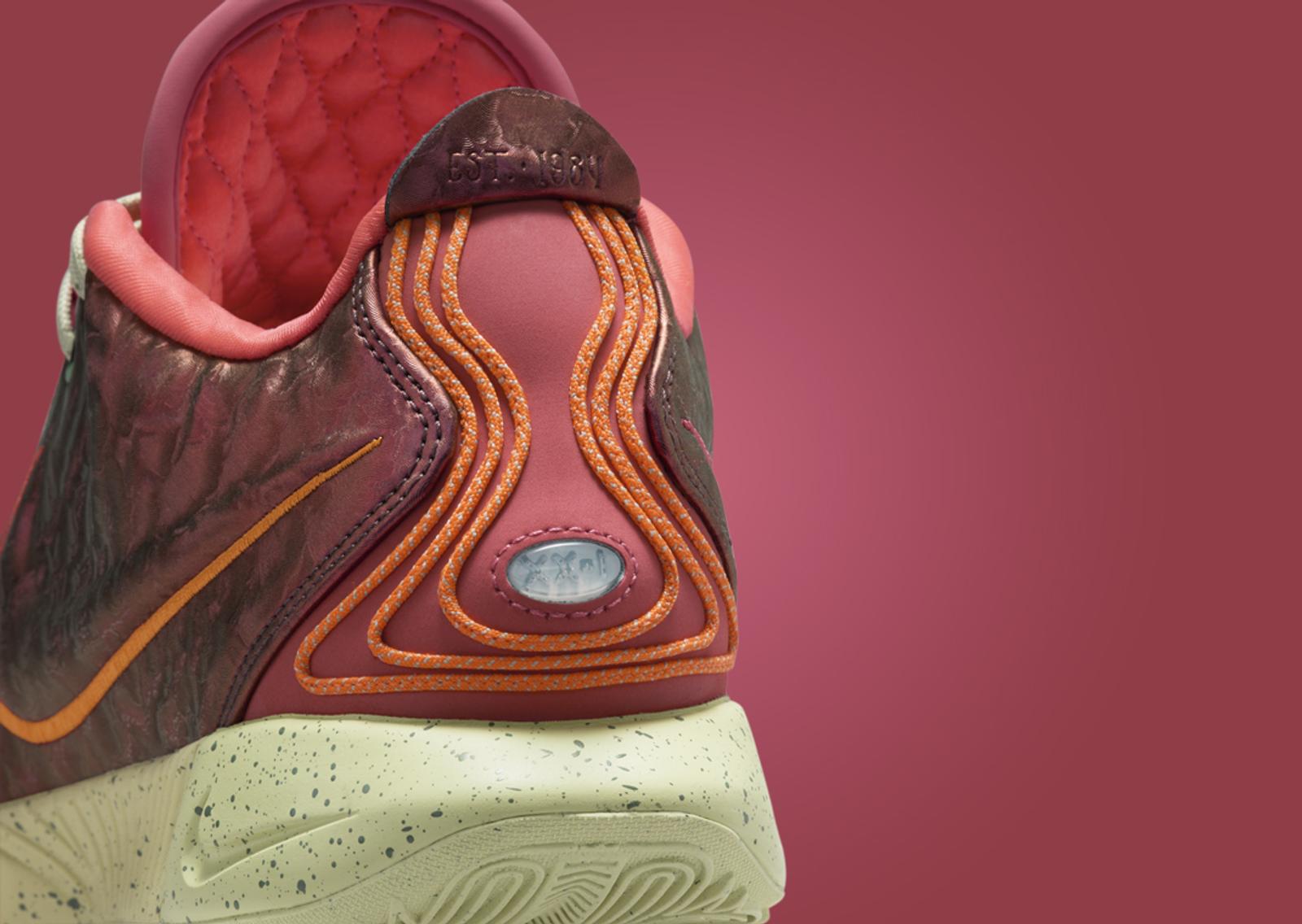 Nike LeBron 21 Queen Conch Heel Detail