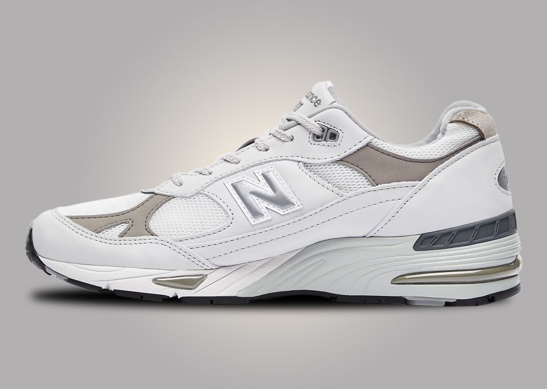 The New Balance 991 Made in UK Is Dressed in Star White