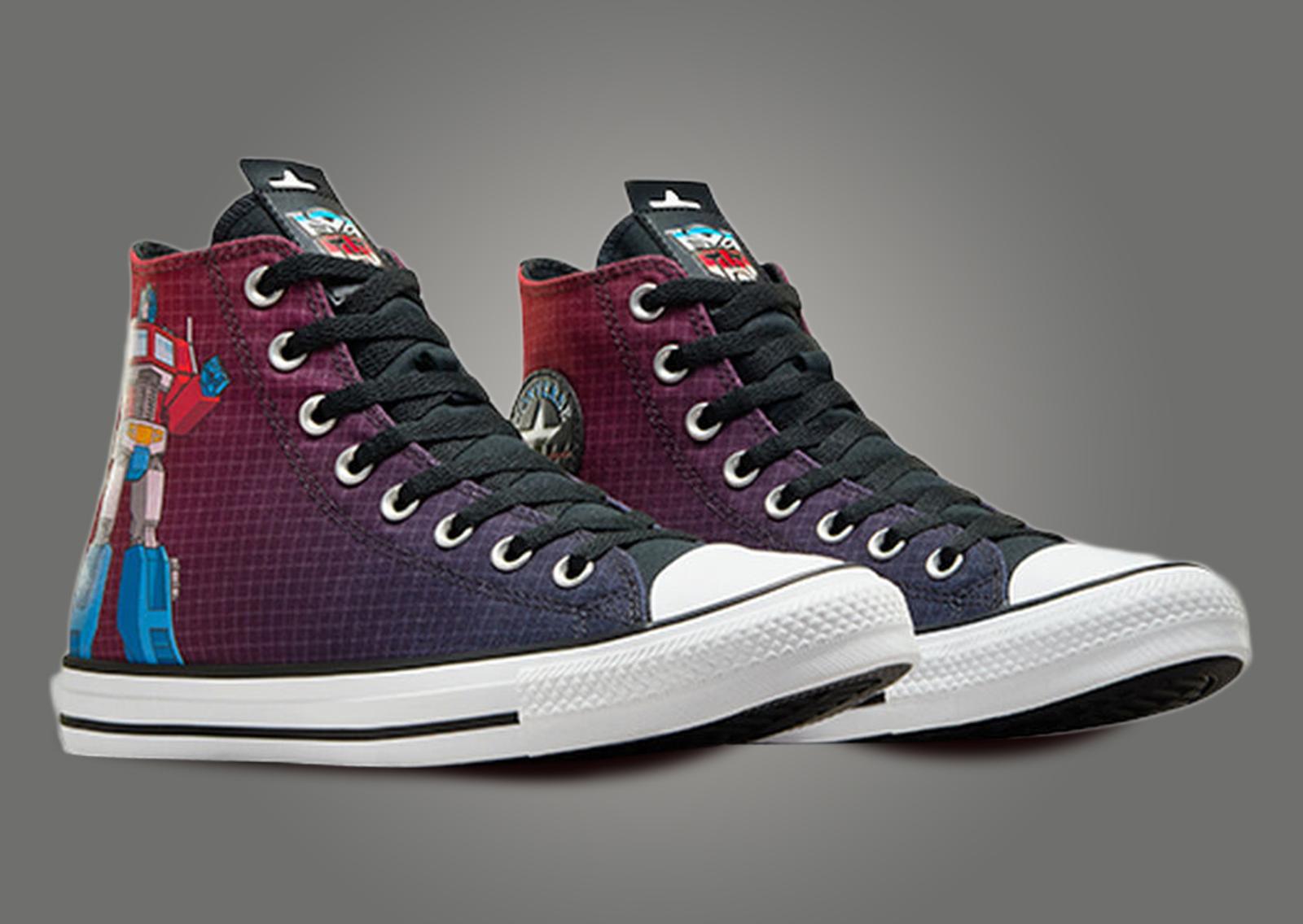 Transformers x Converse Chuck Taylor All-Star Hi Autobots Angle