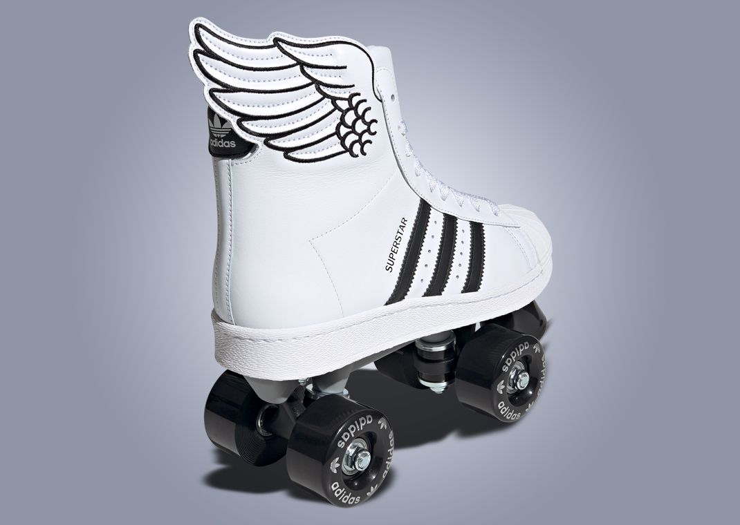 adidas x Jeremy Scott ☆ Superstar 82 Skate ローラースケート adidas Superstar 82 Skate Black White (Women's) - JI3535 - US