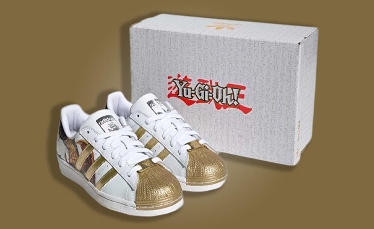 The Yu-Gi-Oh! x adidas Superstar Winged Dragon Of Ra Is a Kids Exclusive