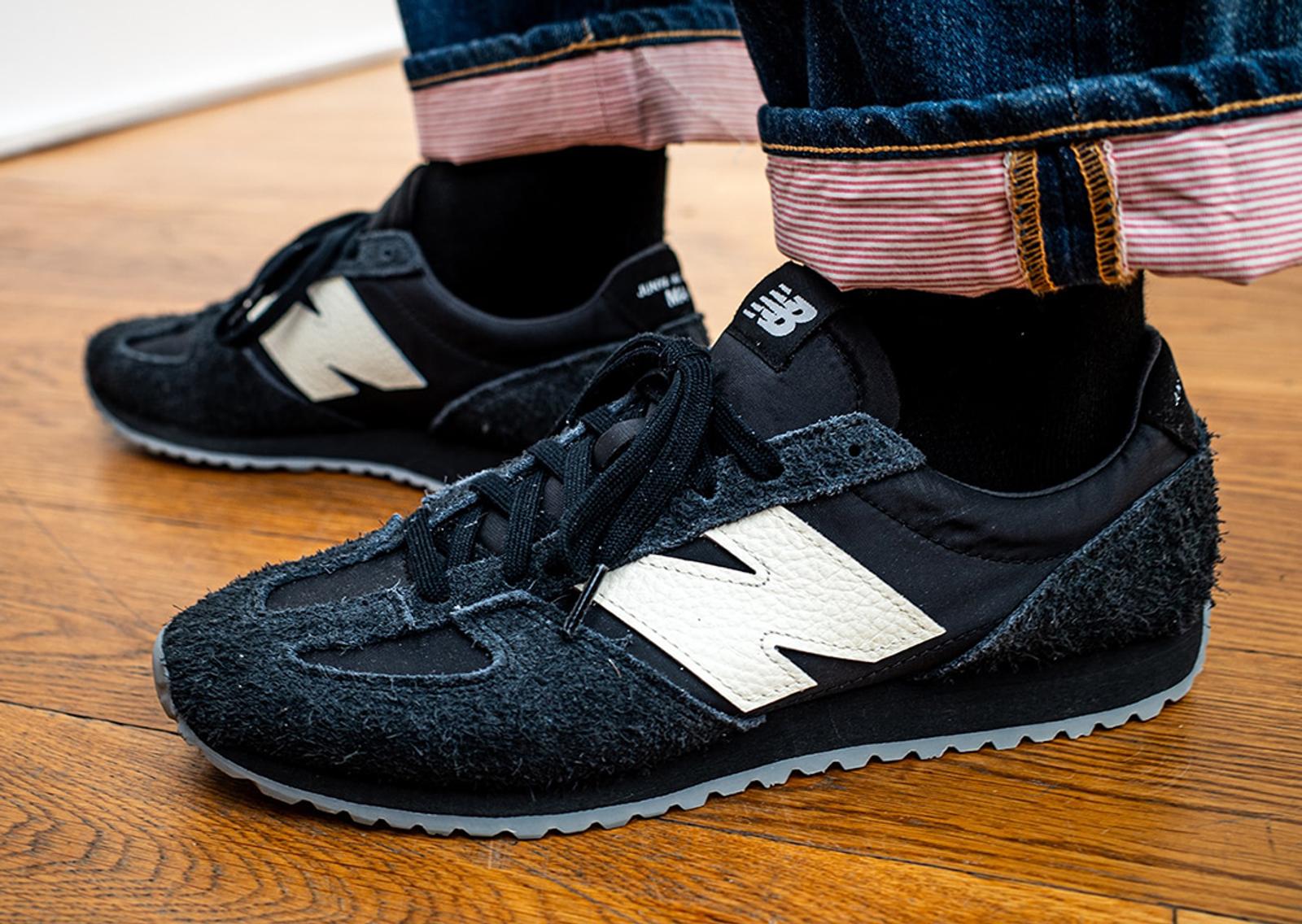 Junya Watanabe Man x New Balance 471 Black On FOot