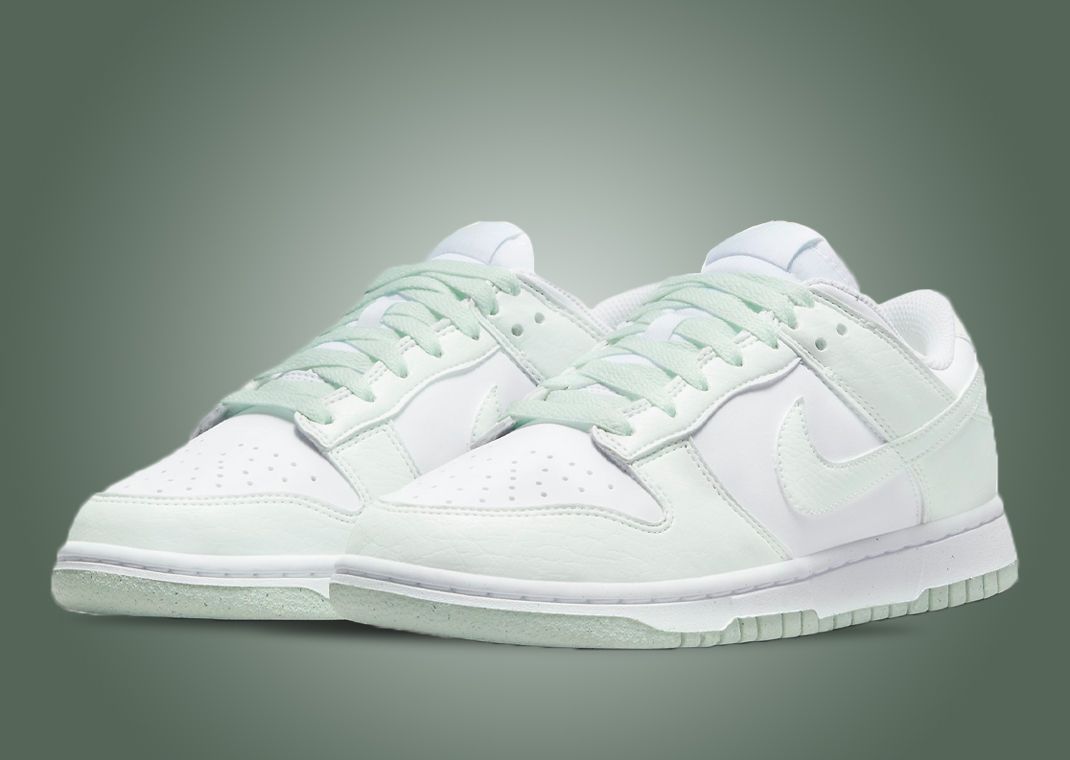 This Women's Nike Dunk Low Next Nature Comes In Barely Green