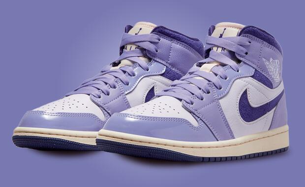 We're Getting Vintage Vibes From The Air Jordan 1 Mid SE Sky J Purple