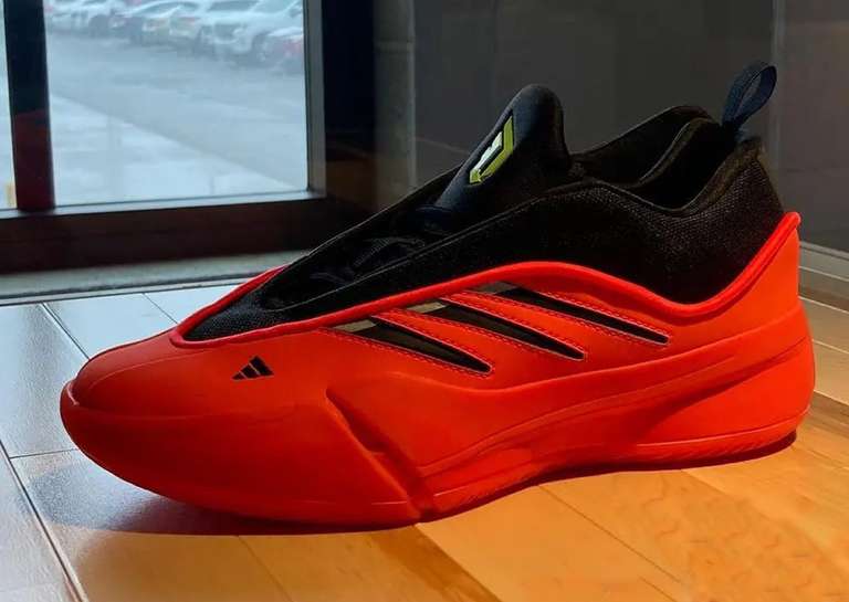 adidas Dame 9 Black Red Lateral