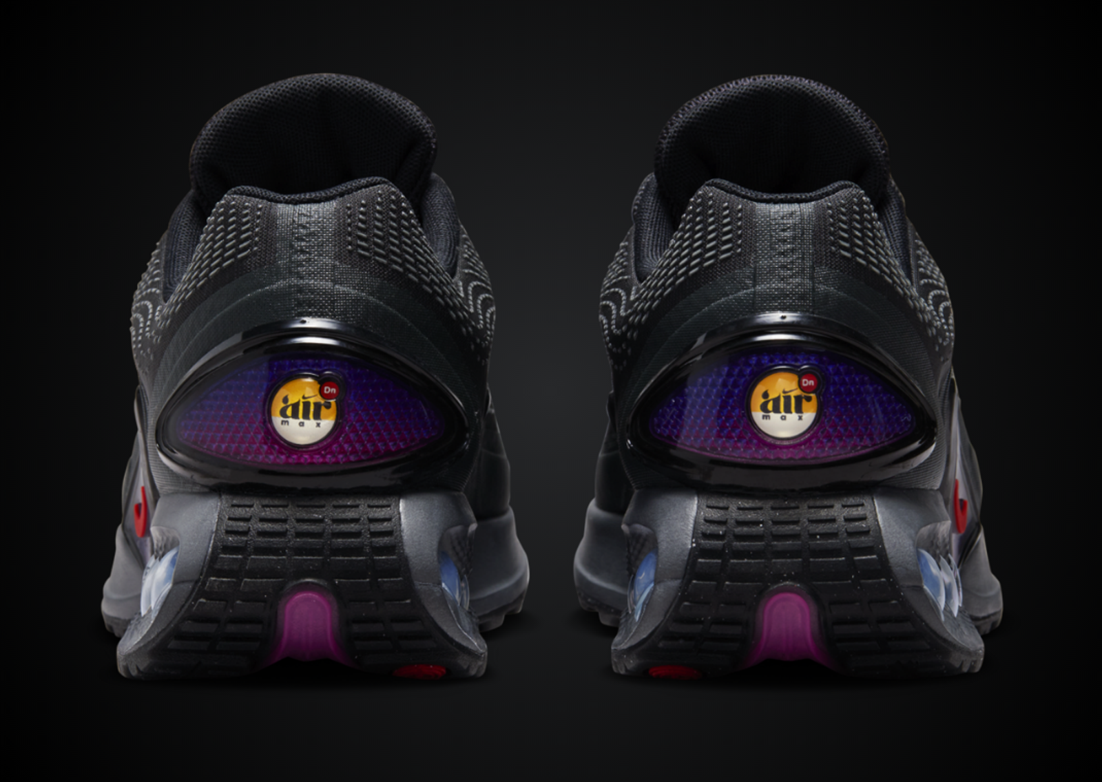 Nike Air Max DN Anthracite Light Crimson Heel