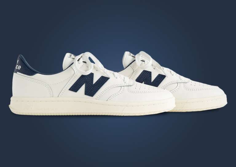 Aime Leon Dore x New Balance T500 White Navy Lateral