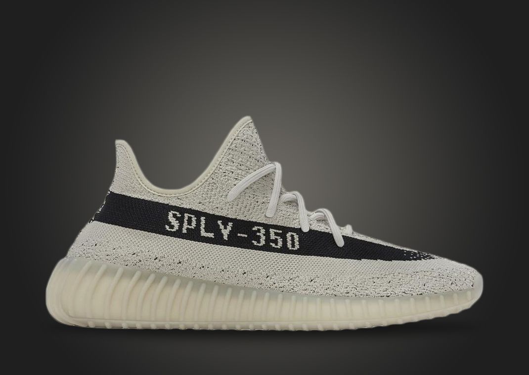 yeezy white black
