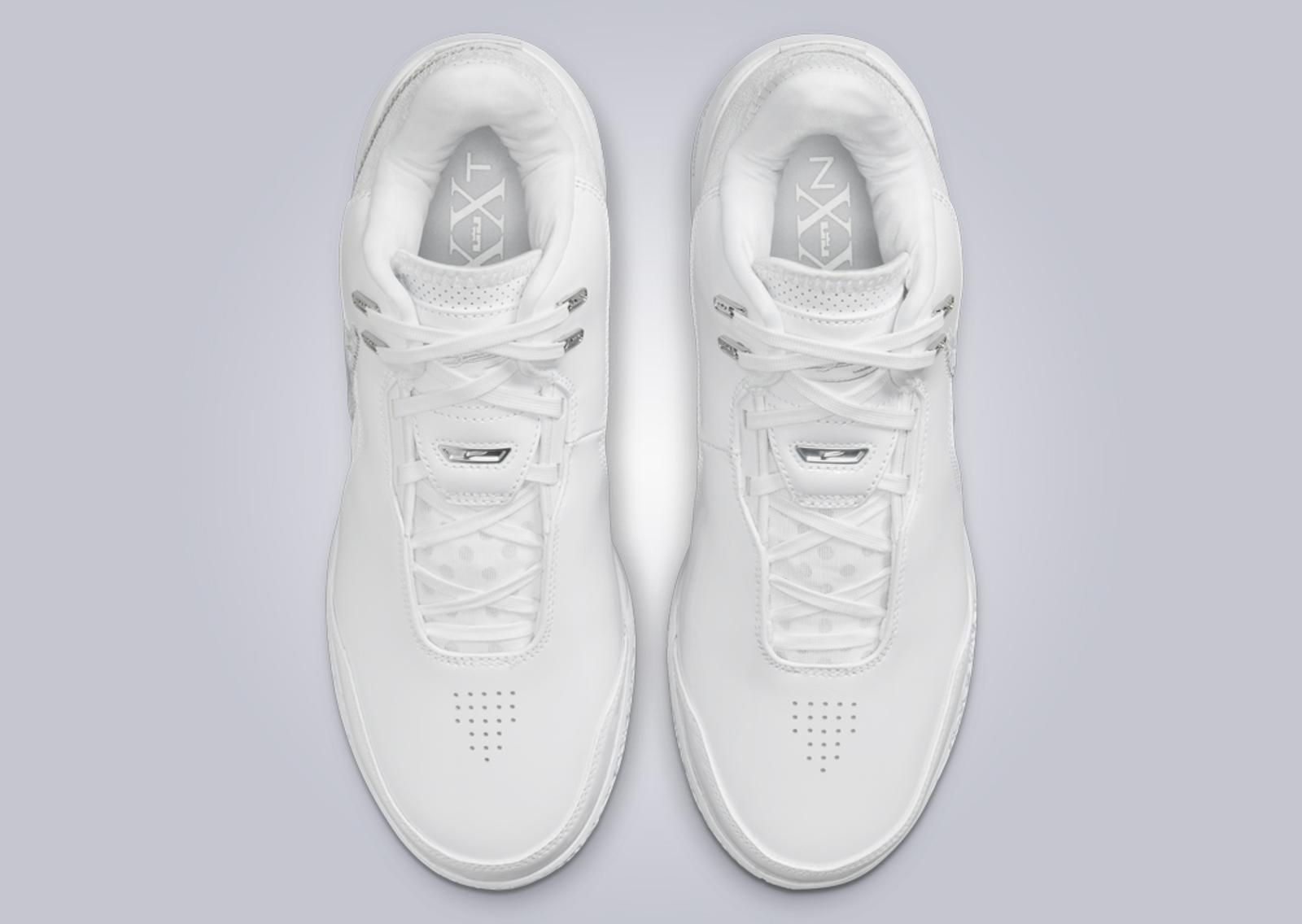 Nike LeBron NXXT Gen AMPD White Metallic Silver Top