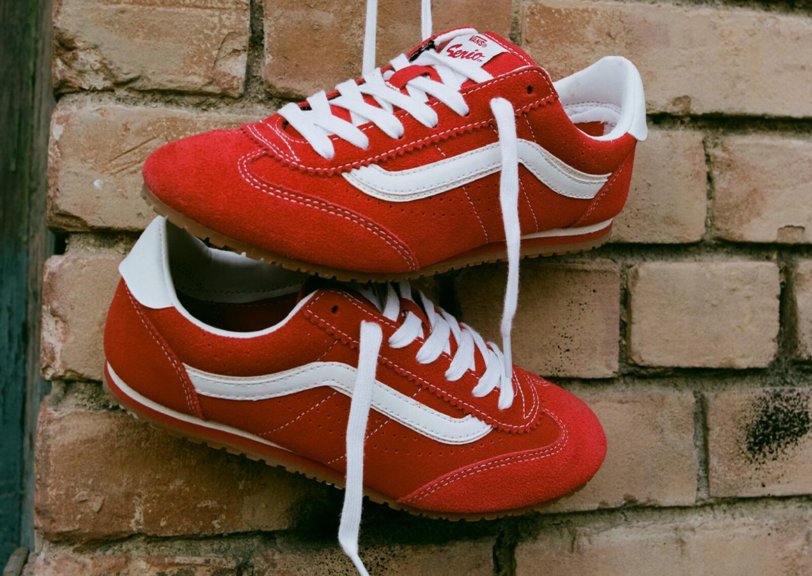 Vans Super Lowpro Racing Red Angle