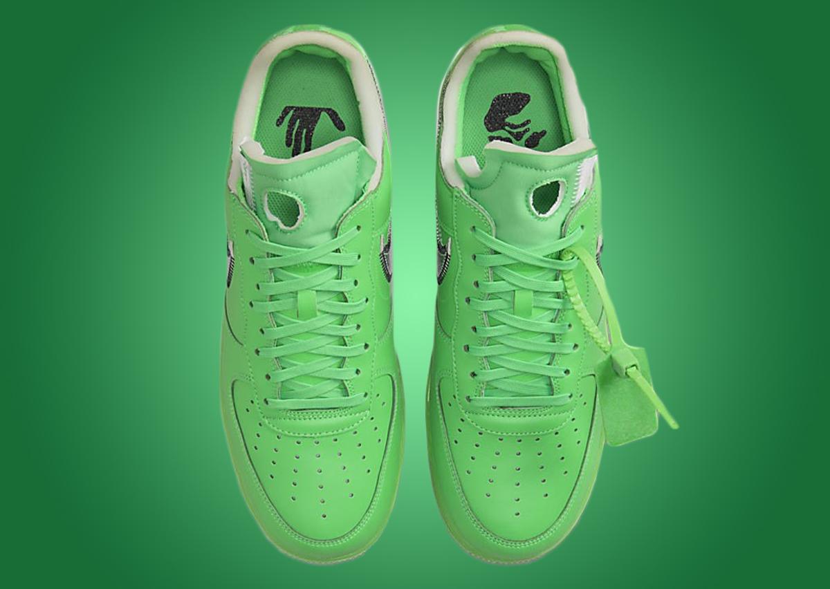 Off-white Air Force 1 Light Green Spark Drops in July