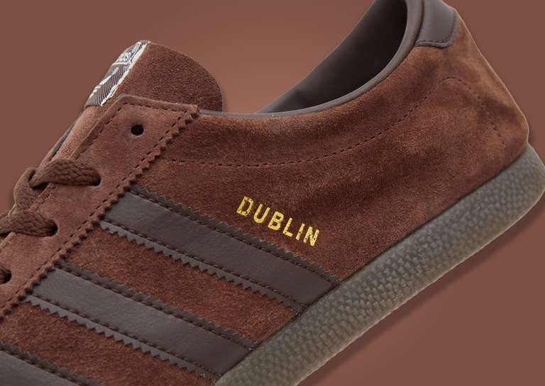adidas Dublin Brown (size? Exclusive) Detail