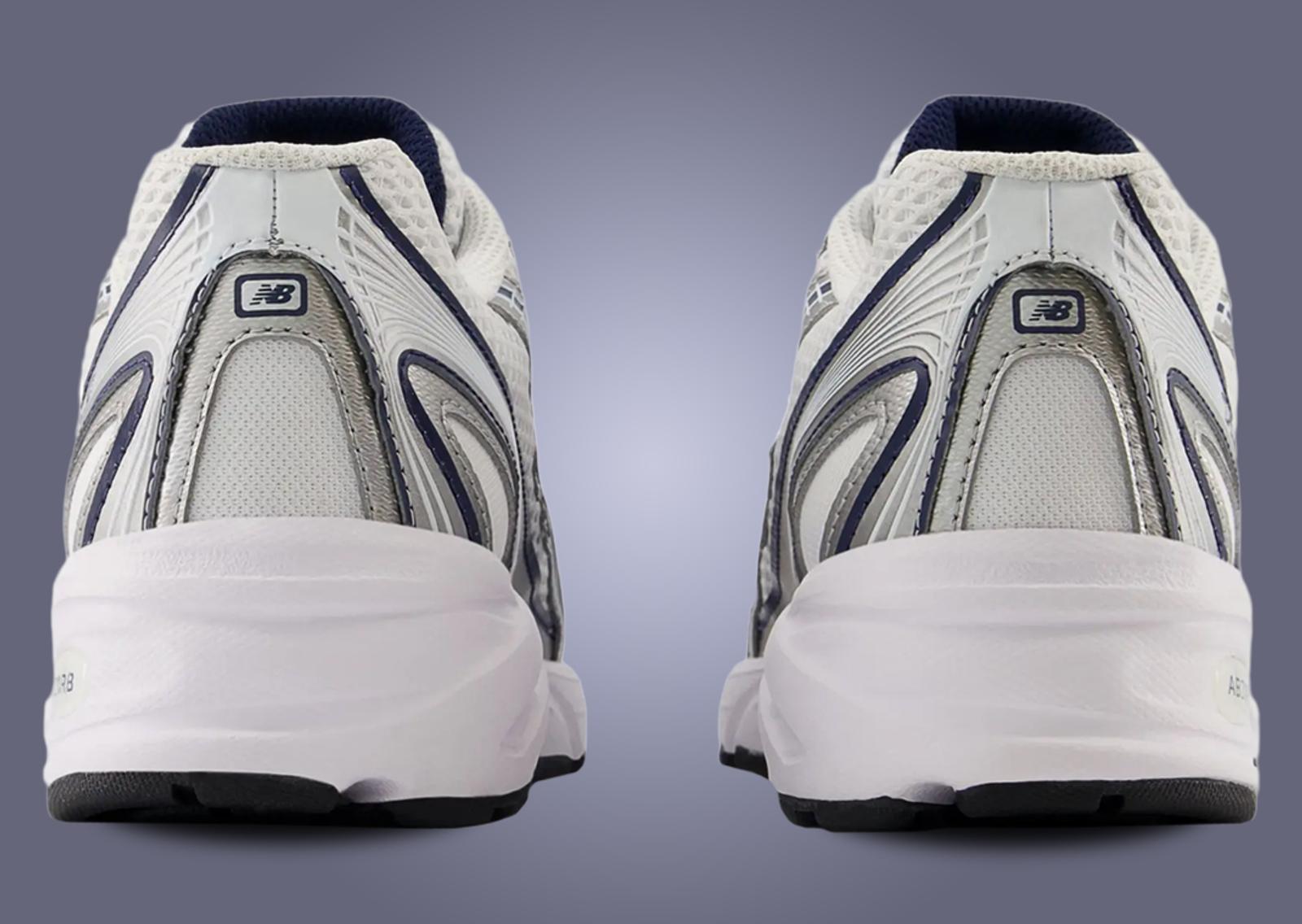 New Balance 740 NB Navy White Heel