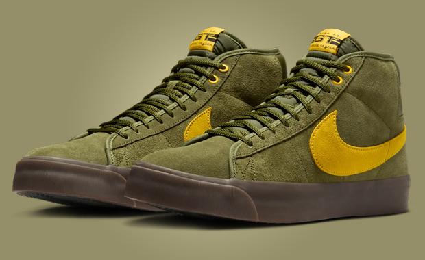 The Antihero Skateboards x Nike SB Zoom Blazer Mid Pro GT Rough Green Releases November 2024