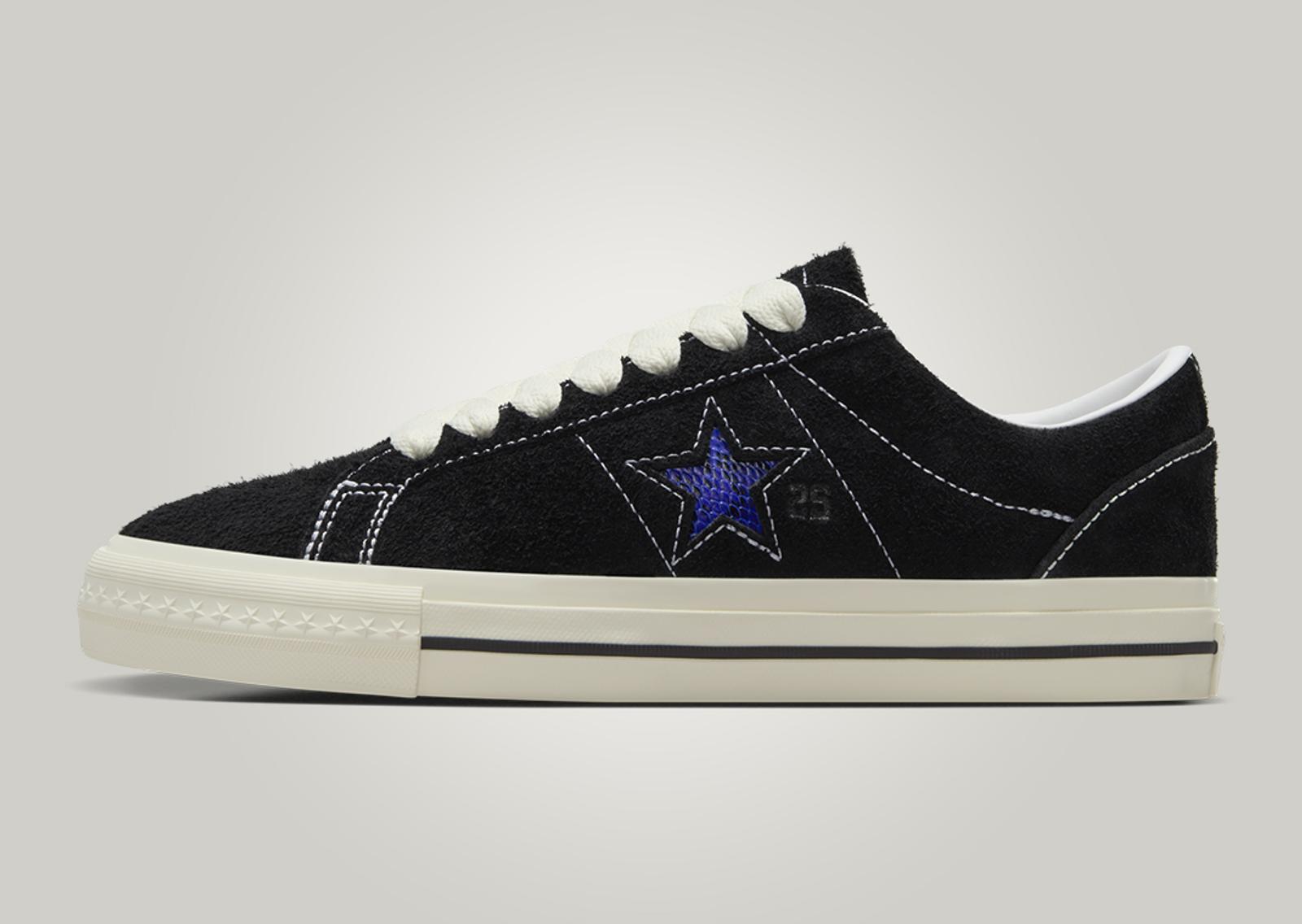 Quartersnacks x Converse One Star Pro Ox Black Lateral