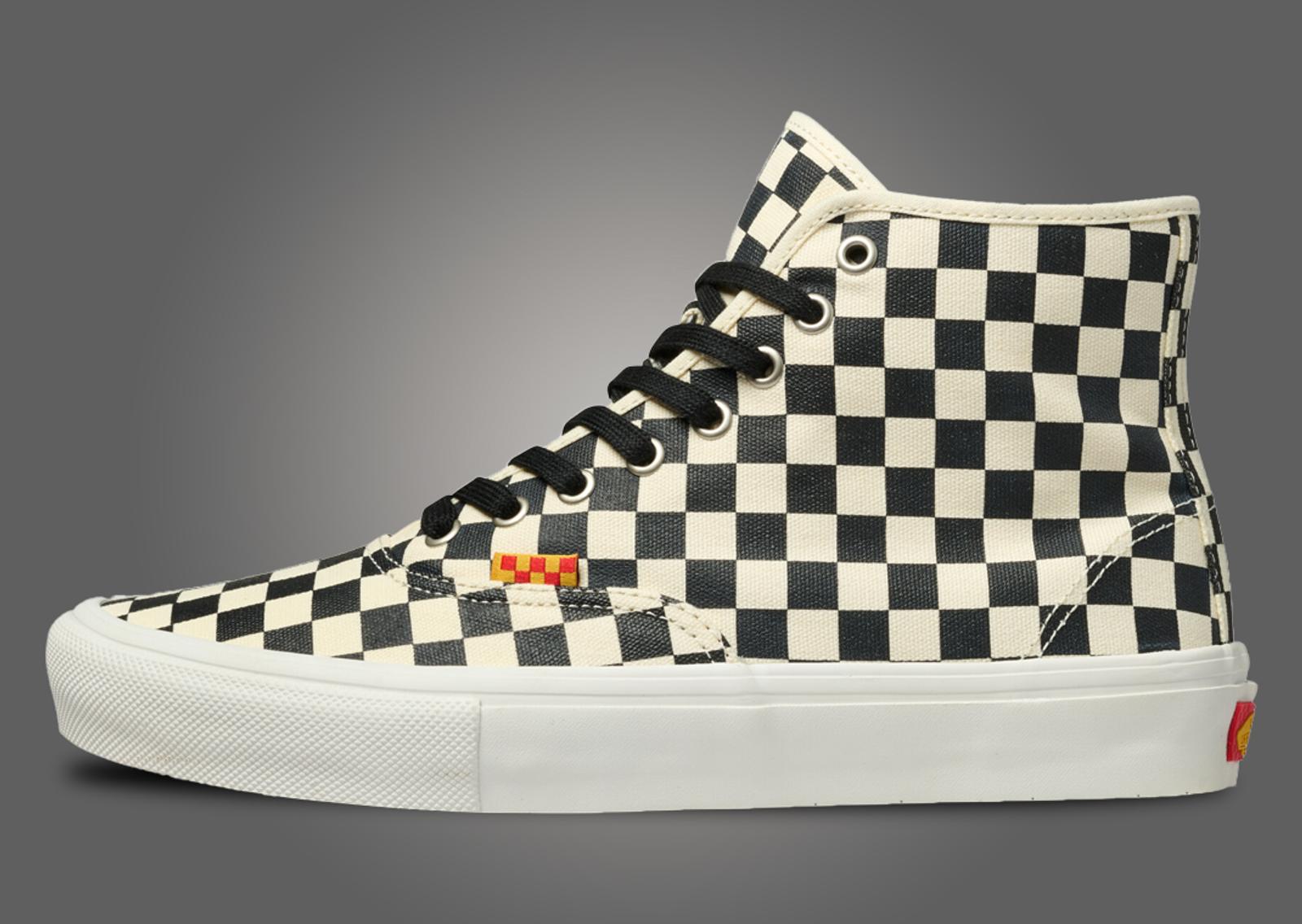 Andrew Allen x Vans Skate Authentic High Checkerboard Lateral