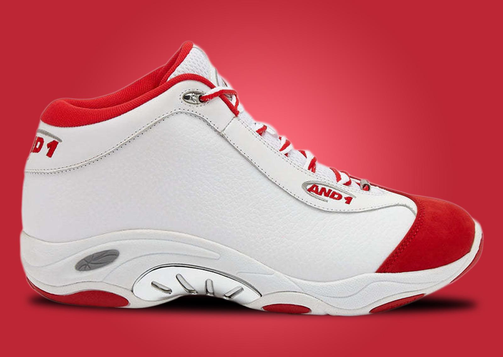 AND1 Tai Chi White Red Lateral