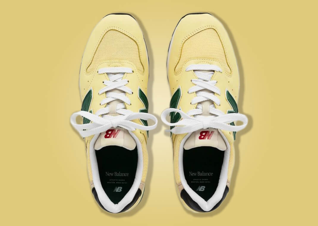 [NEW BALANCE] MADE IN USA 996TD ペールイエロー New Balance 996 Made In Usa Unisex Fashion Sneakers in