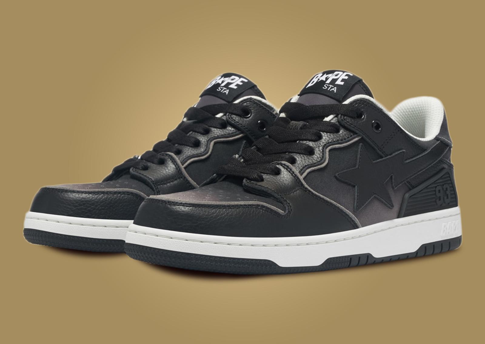 BAPE SK8 STA Gradient Black Angle