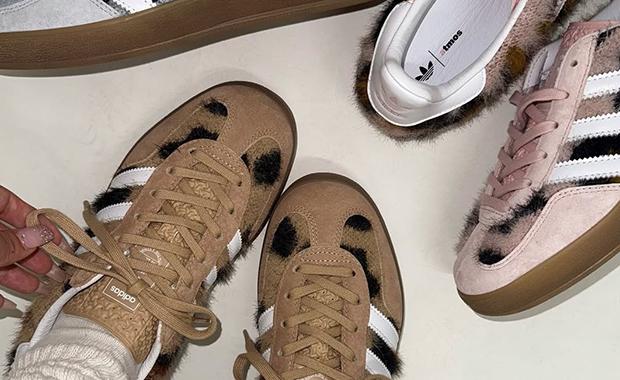 atmos Pink x adidas Gazelle Indoor Trinity Leopard Pack