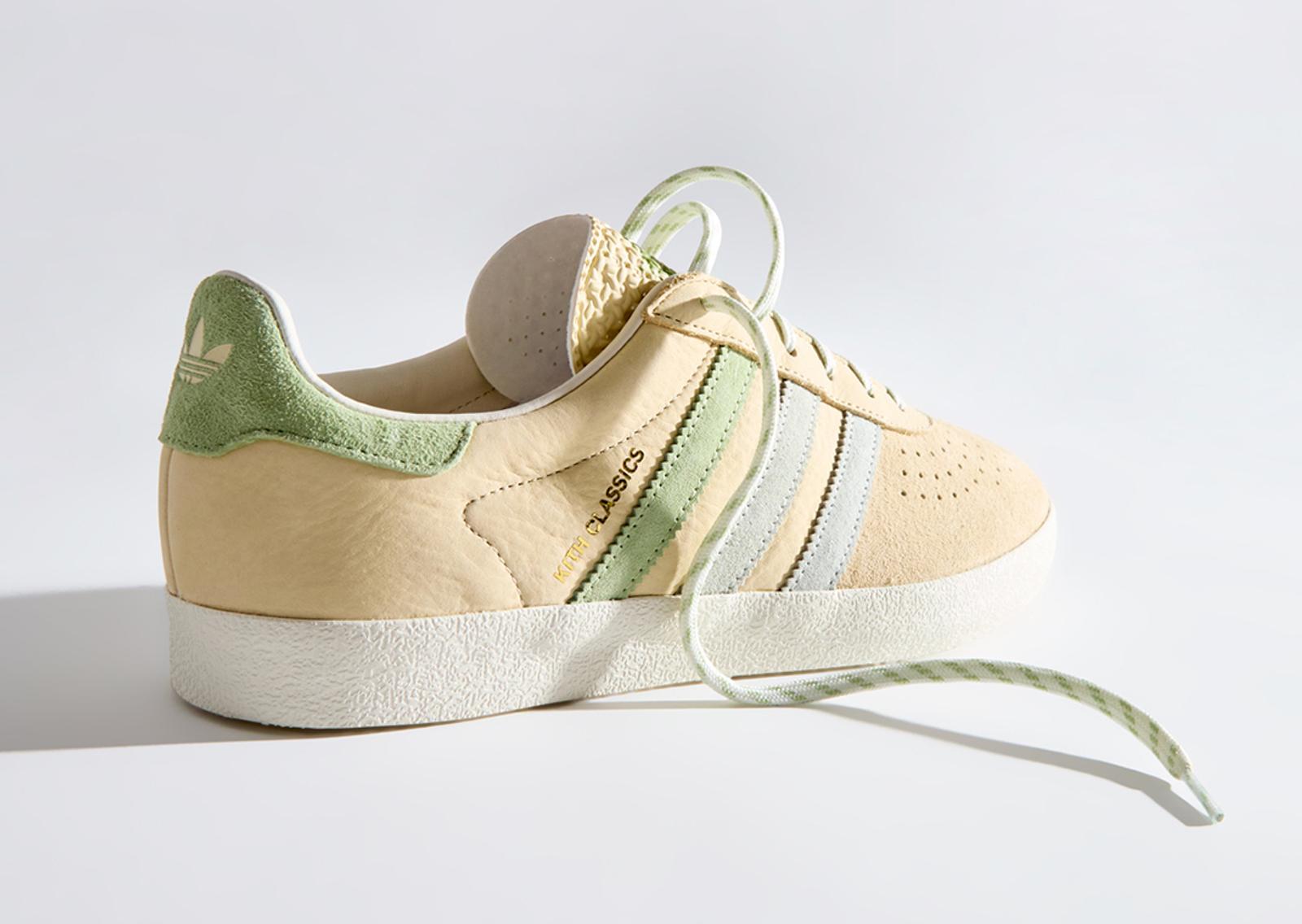 Kith Classics x adidas Originals AS350 Summer Palette Heel Angle