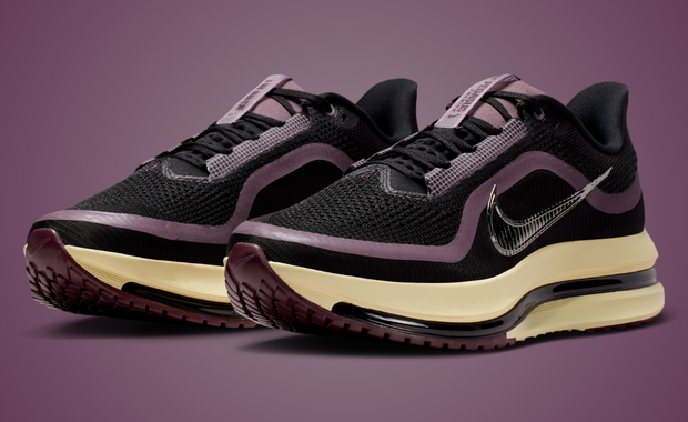 A Ma Maniere x Nike Pegasus Premium Black Burgundy Crush