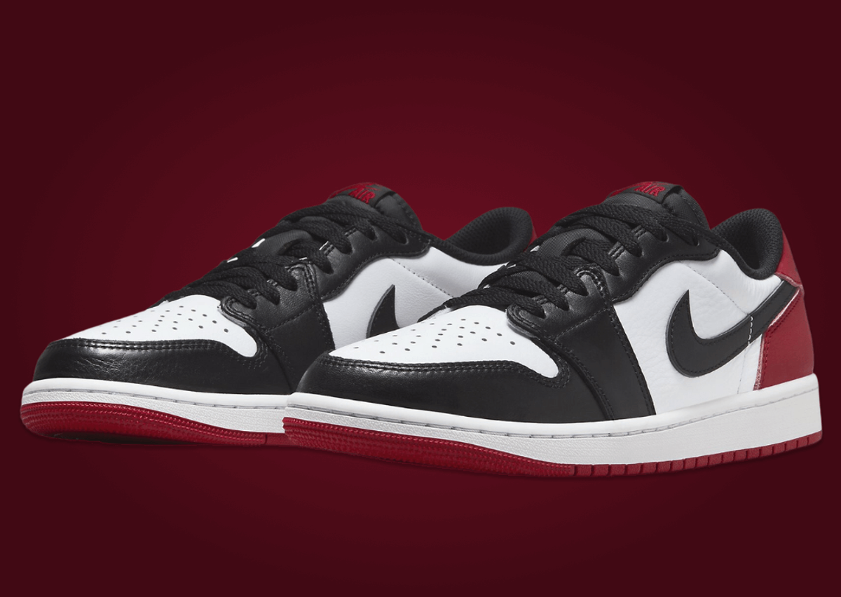 Air Jordan 1 Low OG Black Toe Releases August 4