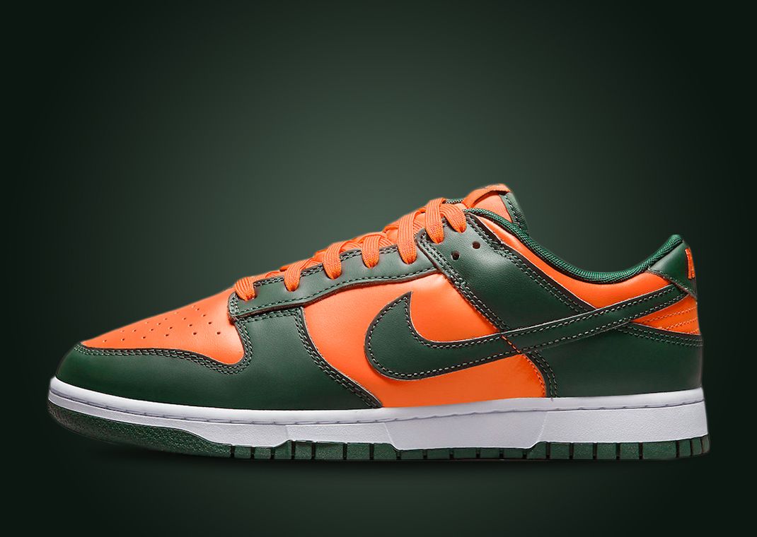 The Miami Hurricanes Nike Dunk Low Release Date