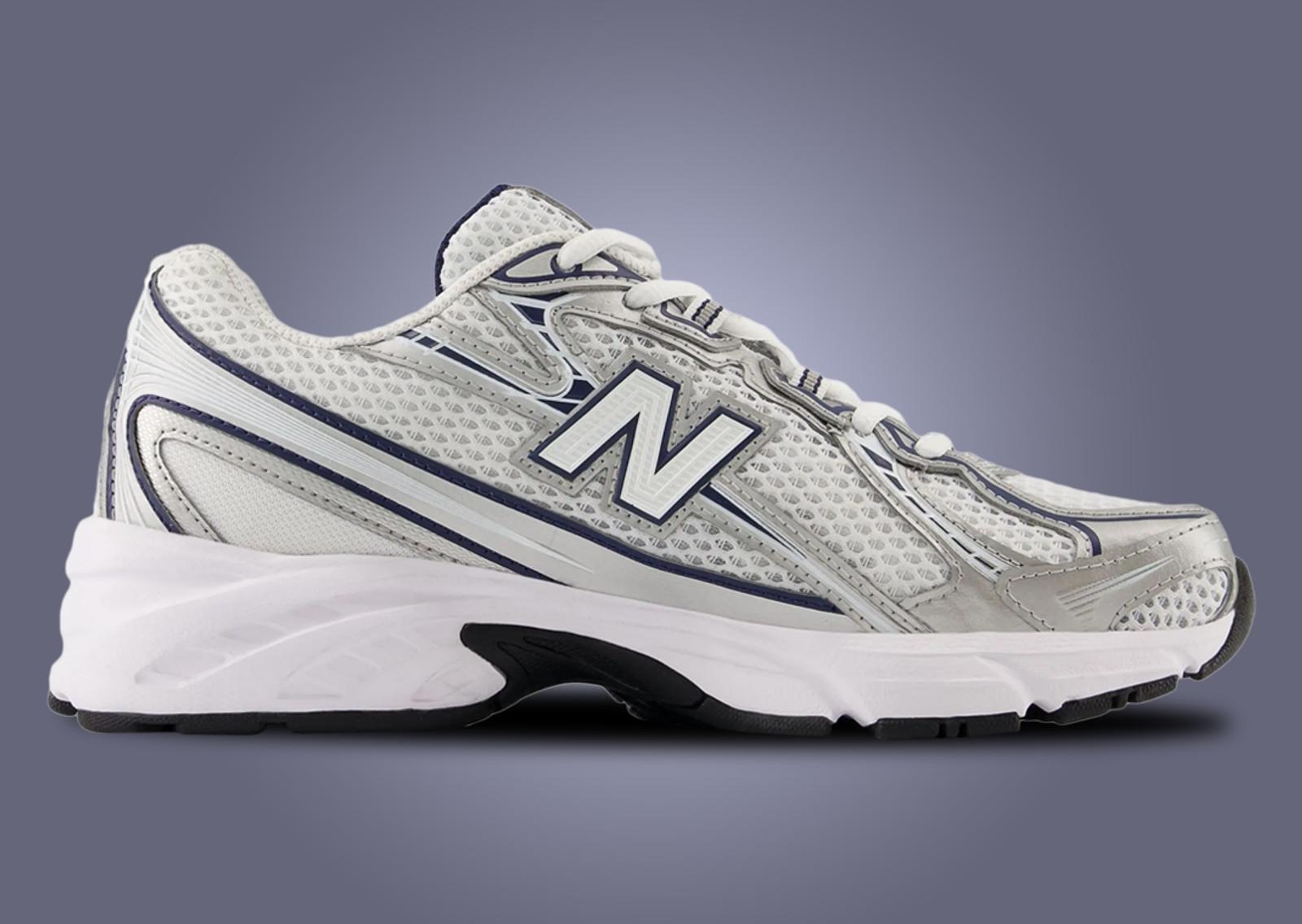 New Balance 740 NB Navy White Medial