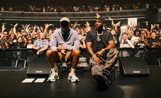 Pharrell Teases Green adidas Jellyfish at Miami Clipse Show