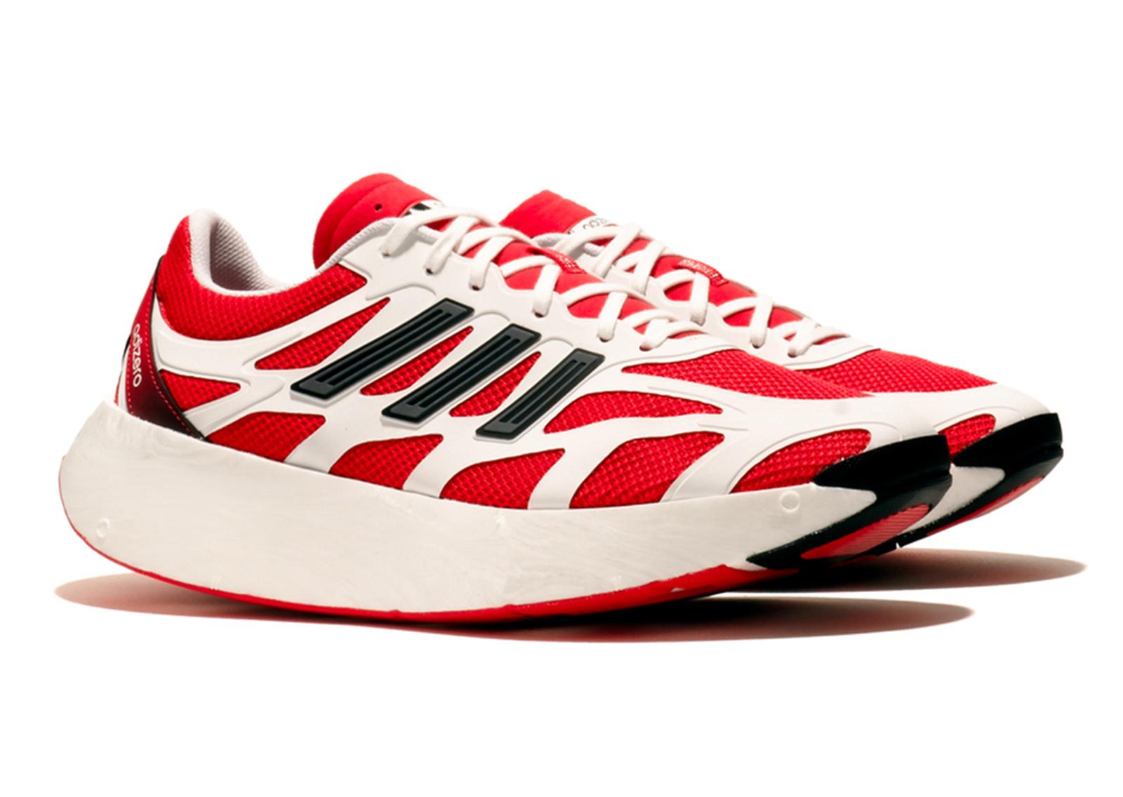 adidas Adizero Aruku White Pure Ruby Angle