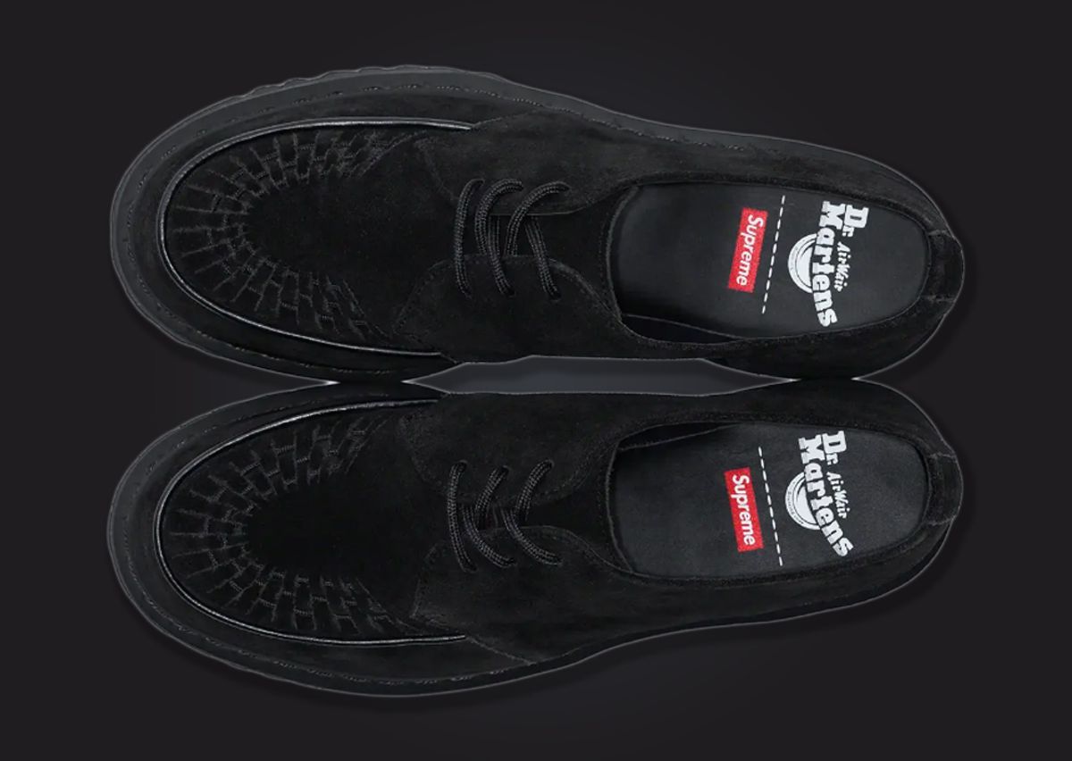 Ramsey Supreme Suede Creepers in Black