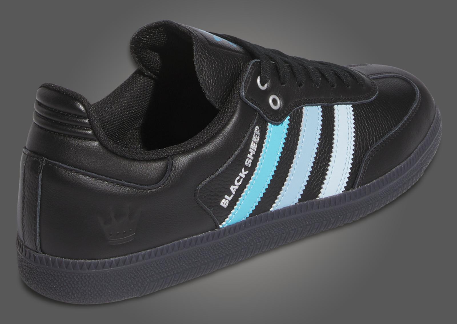 Black Sheep x Charlotte FC x adidas Samba ADV Heel Angle