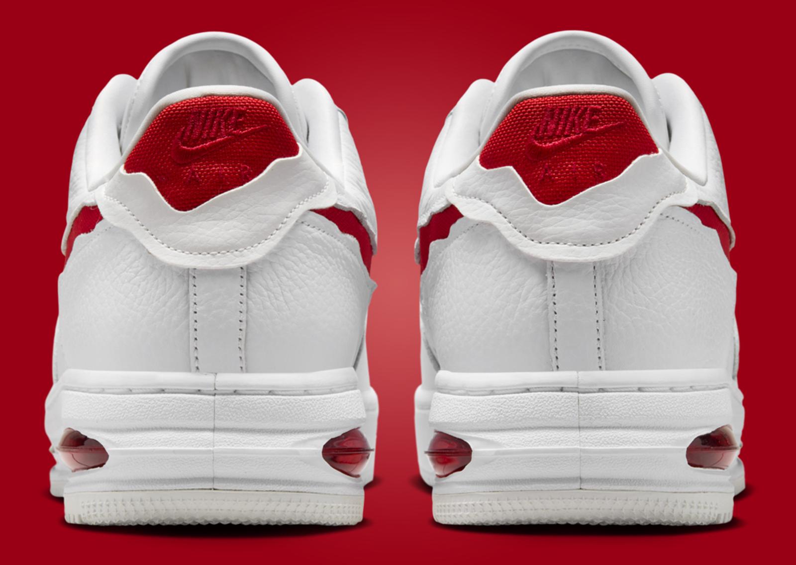 Nike Air Force 1 Low Evo White University Red Back