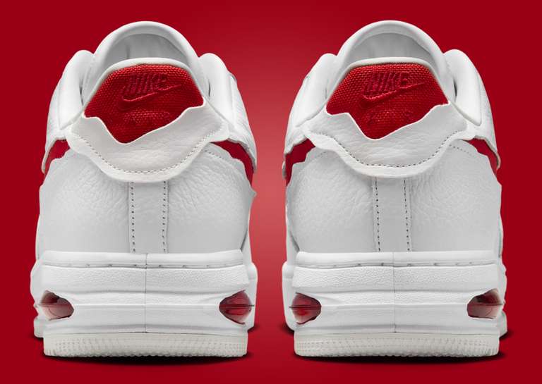 Nike Air Force 1 Low Evo White University Red Back